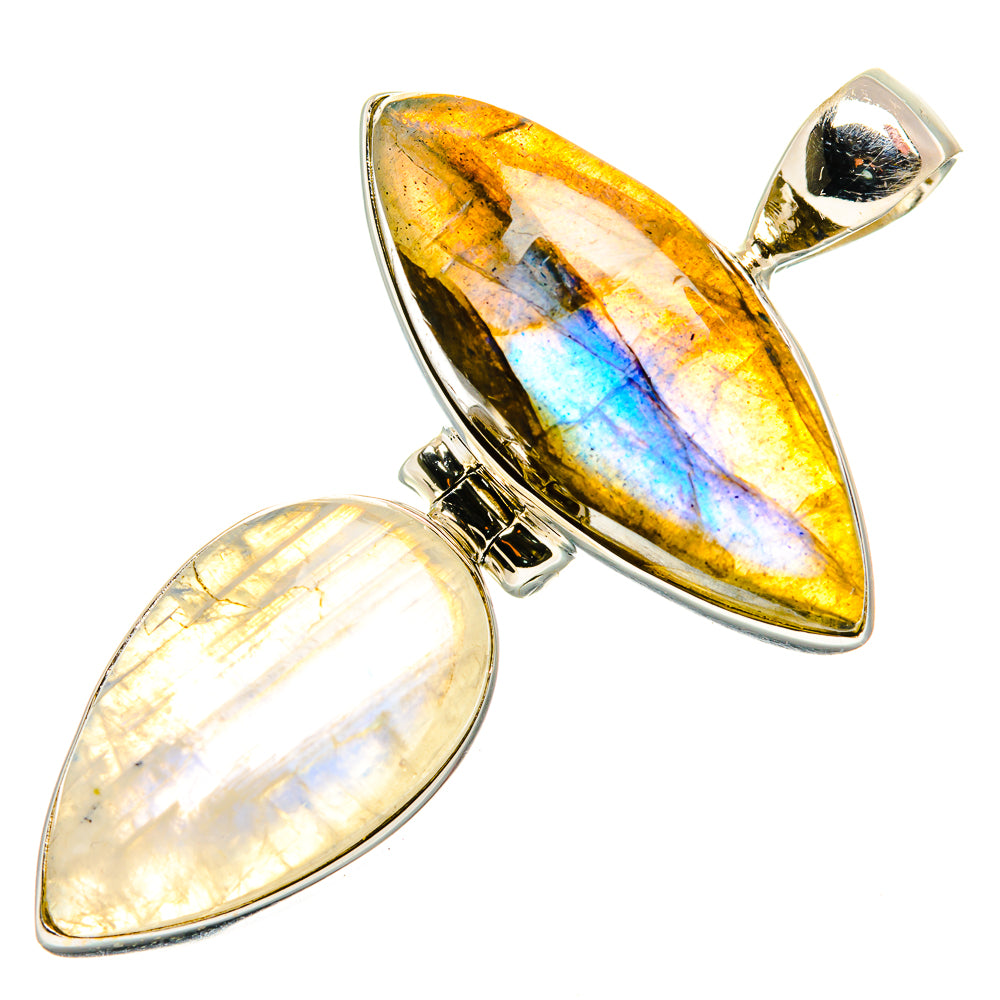 Labradorite Pendants handcrafted by Ana Silver Co - PD33989 - Photo 2