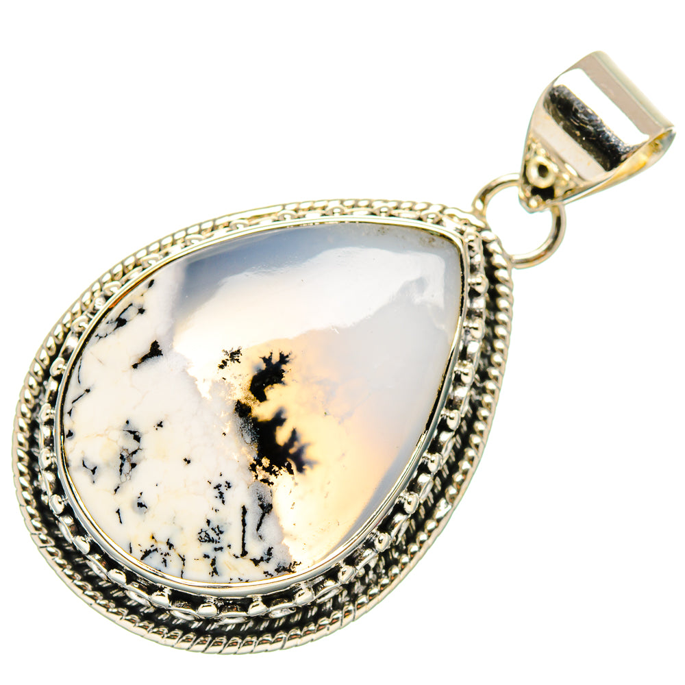 Dendritic Opal Pendants handcrafted by Ana Silver Co - PD33994 - Photo 2
