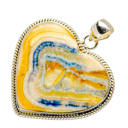 Blue Scheelite Pendants handcrafted by Ana Silver Co - PD33998 - Photo 2
