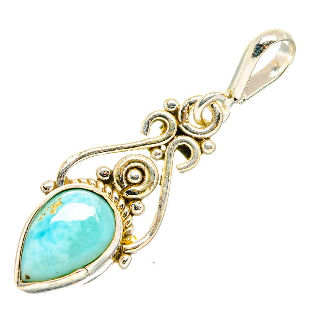 Larimar Pendants handcrafted by Ana Silver Co - PD34027 - Photo 2