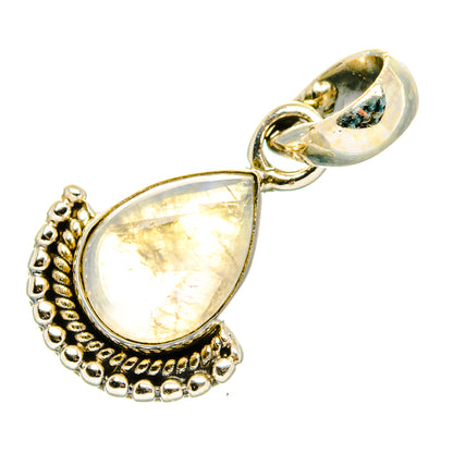 Rainbow Moonstone Pendants handcrafted by Ana Silver Co - PD34028 - Photo 2