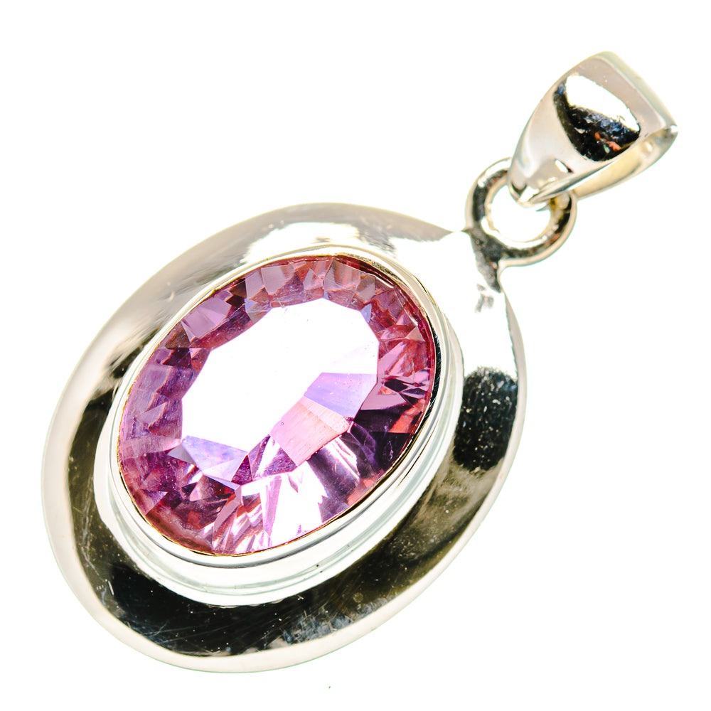Color Change Alexandrite (Lab.) Pendants handcrafted by Ana Silver Co - PD34031 - Photo 2