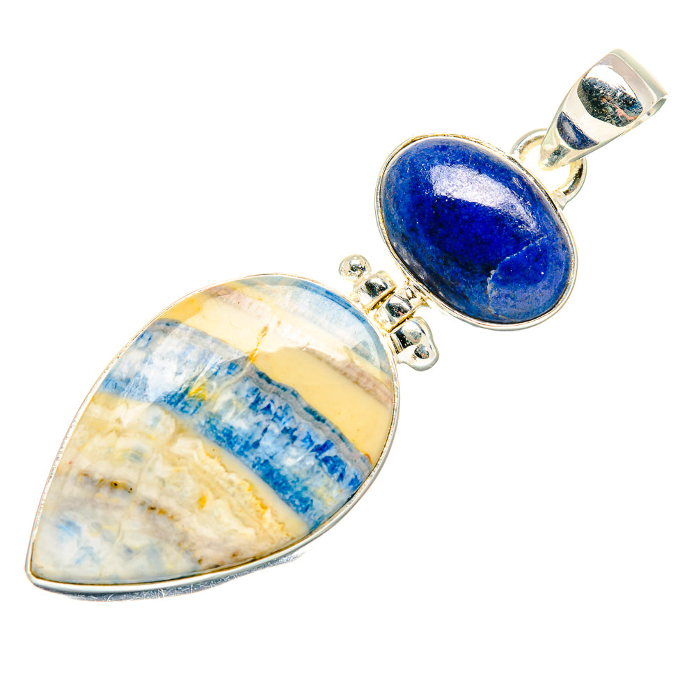 Blue Scheelite Pendants handcrafted by Ana Silver Co - PD34037 - Photo 2