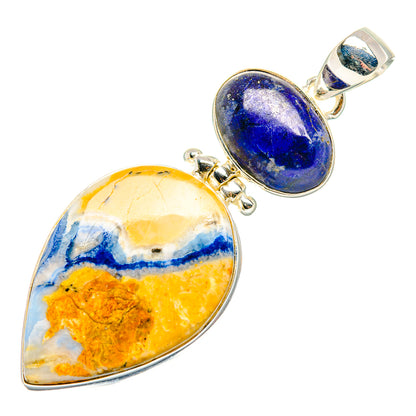 Blue Scheelite Pendants handcrafted by Ana Silver Co - PD34044 - Photo 2