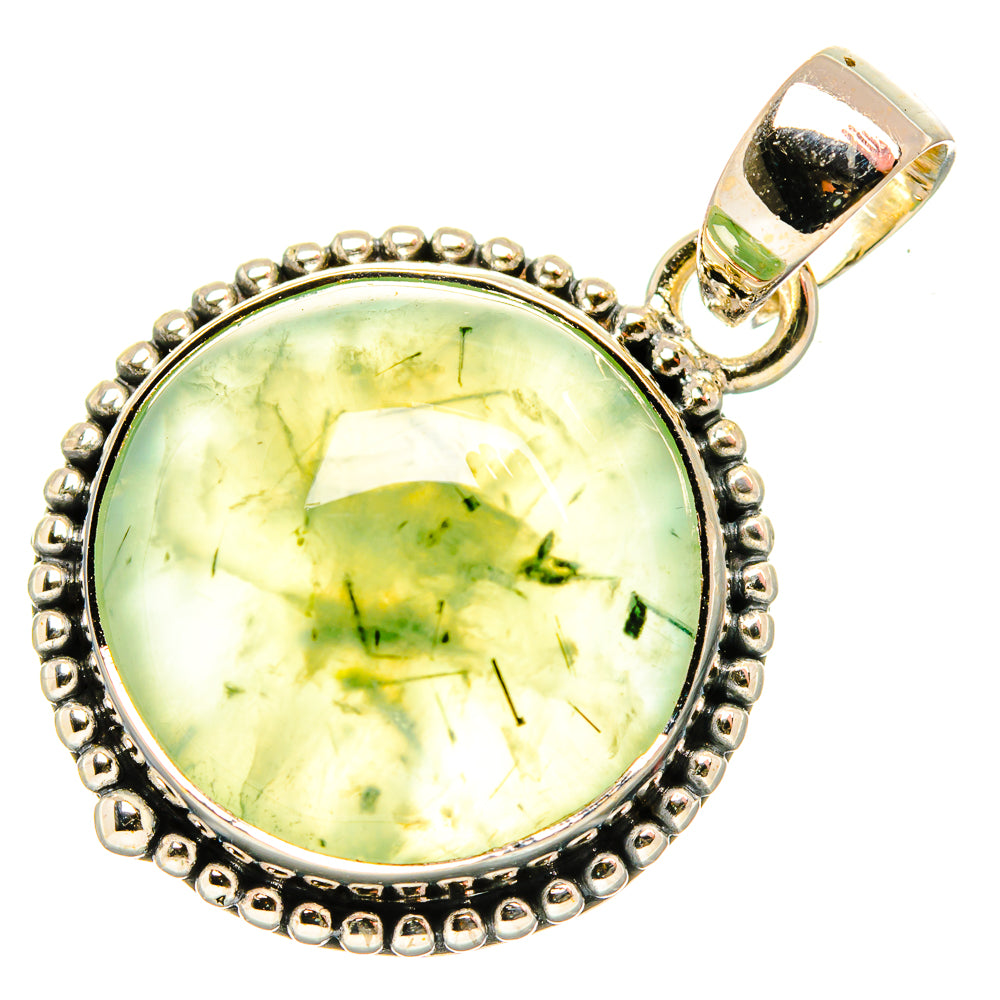 Prehnite Pendants handcrafted by Ana Silver Co - PD34063 - Photo 2