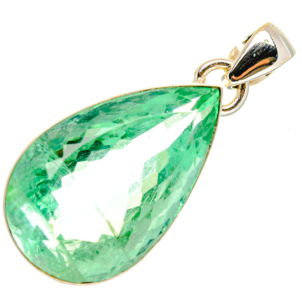 Green Fluorite Pendants handcrafted by Ana Silver Co - PD34064 - Photo 2