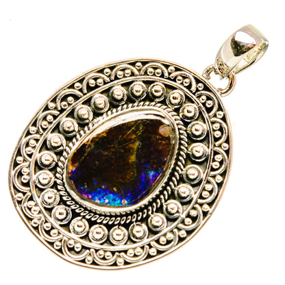 Ammolite Pendants handcrafted by Ana Silver Co - PD34066 - Photo 2