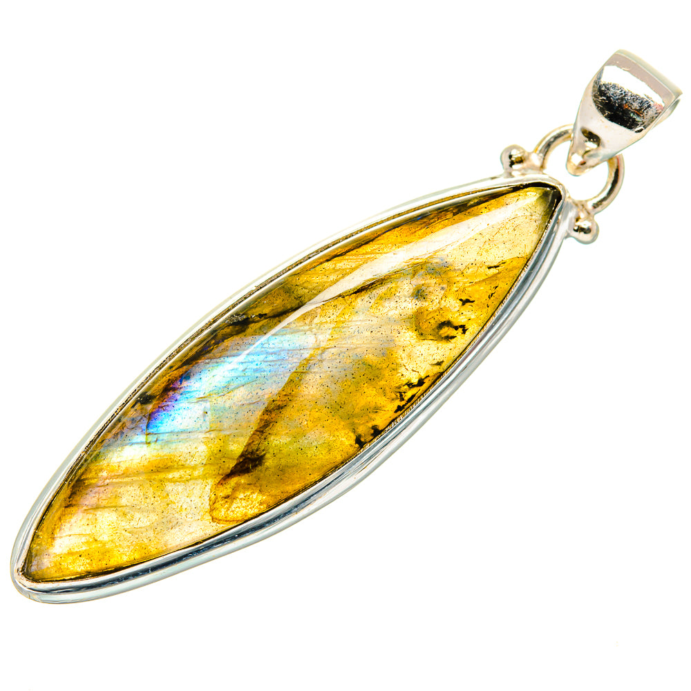 Labradorite Pendants handcrafted by Ana Silver Co - PD34067 - Photo 2