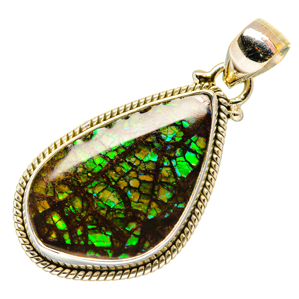 Ammolite Pendants handcrafted by Ana Silver Co - PD34069 - Photo 2