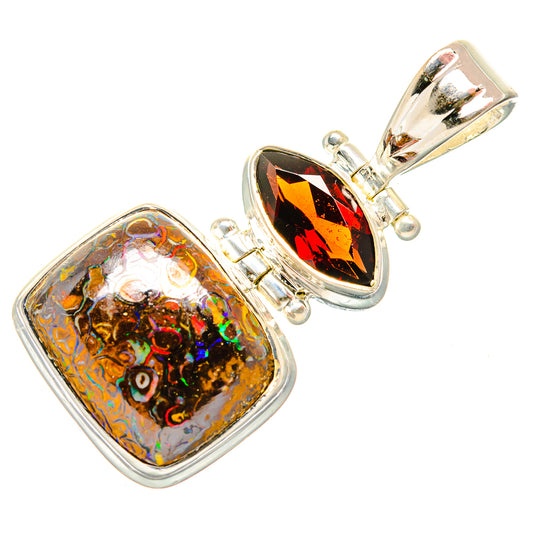 Golden Pietersite Pendants handcrafted by Ana Silver Co - PD34072 - Photo 2
