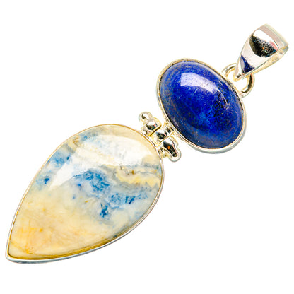 Blue Scheelite Pendants handcrafted by Ana Silver Co - PD34075 - Photo 2