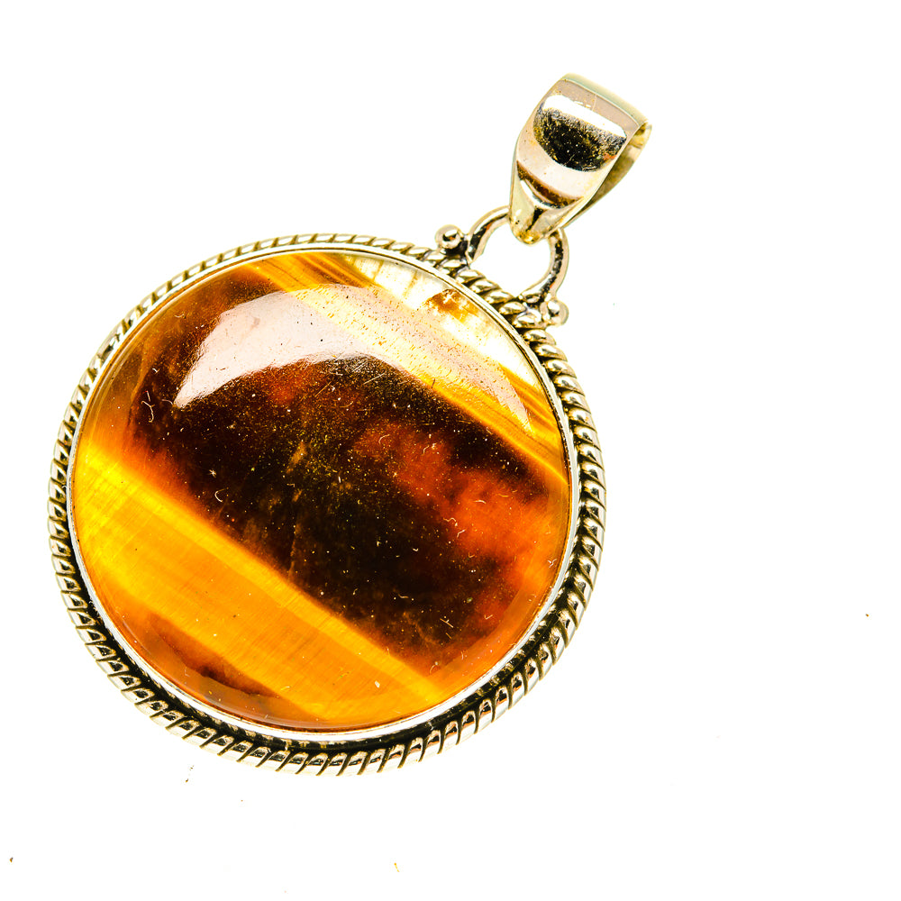 Tiger Eye Pendants handcrafted by Ana Silver Co - PD3408