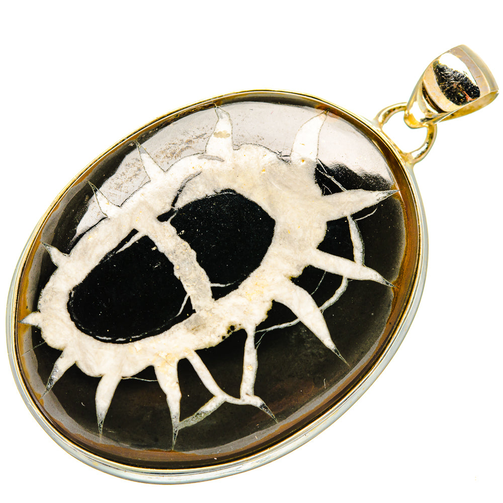 Septarian Geode Pendants handcrafted by Ana Silver Co - PD34080 - Photo 2