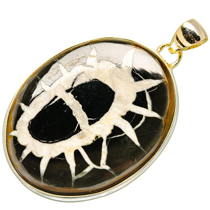 Septarian Geode Pendants handcrafted by Ana Silver Co - PD34080 - Photo 2