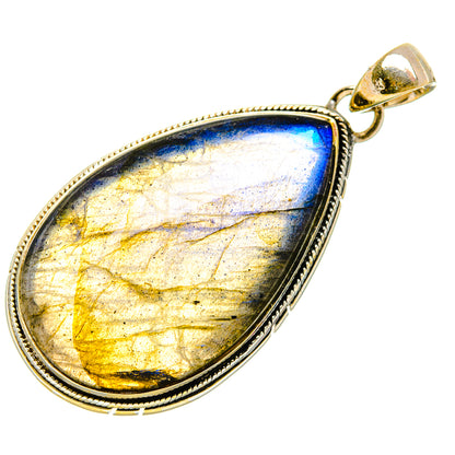 Labradorite Pendants handcrafted by Ana Silver Co - PD34097 - Photo 2