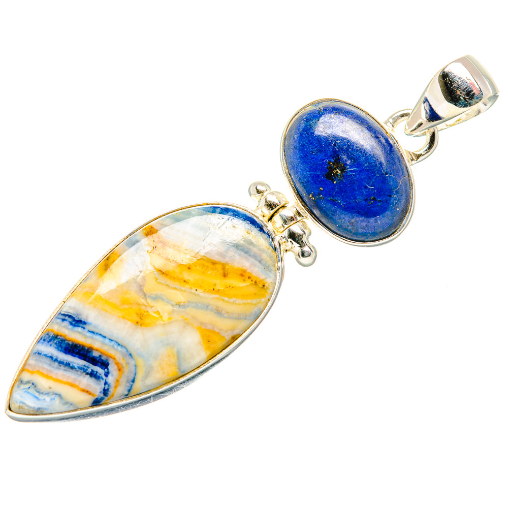Blue Scheelite Pendants handcrafted by Ana Silver Co - PD34101 - Photo 2