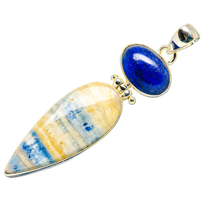 Blue Scheelite Pendants handcrafted by Ana Silver Co - PD34108 - Photo 2