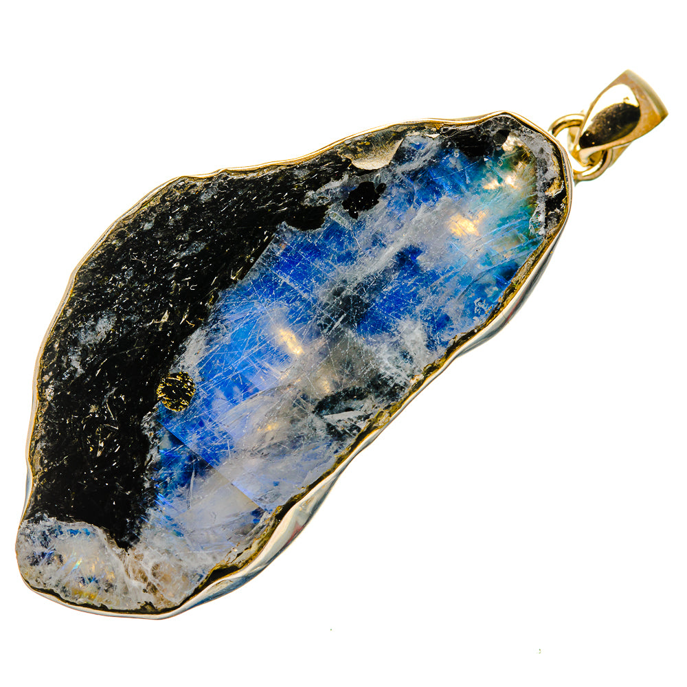 Rainbow Moonstone Pendants handcrafted by Ana Silver Co - PD34128 - Photo 2