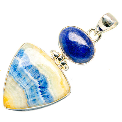 Blue Scheelite Pendants handcrafted by Ana Silver Co - PD34130 - Photo 2