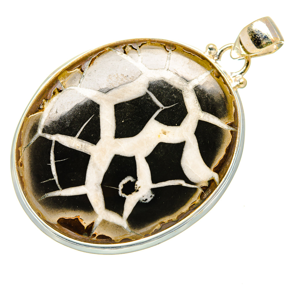 Septarian Geode Pendants handcrafted by Ana Silver Co - PD34158 - Photo 2