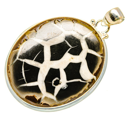 Septarian Geode Pendants handcrafted by Ana Silver Co - PD34158 - Photo 2