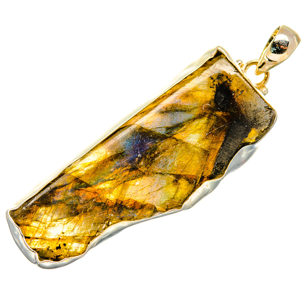 Labradorite Pendants handcrafted by Ana Silver Co - PD34161 - Photo 2