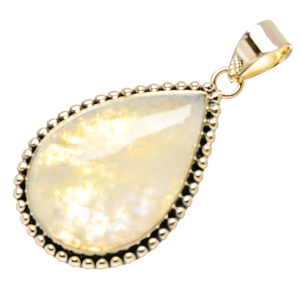 Rainbow Moonstone Pendants handcrafted by Ana Silver Co - PD34165 - Photo 2