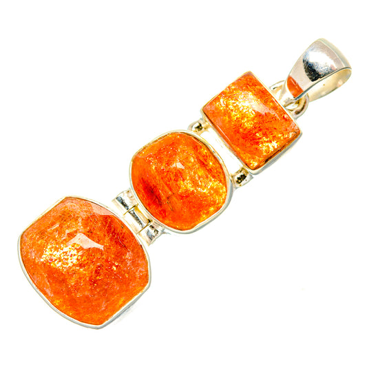 Sunstone Pendants handcrafted by Ana Silver Co - PD34172 - Photo 2