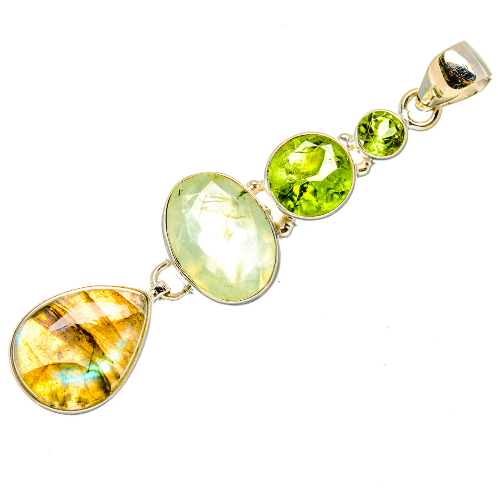 Labradorite Pendants handcrafted by Ana Silver Co - PD34178 - Photo 2