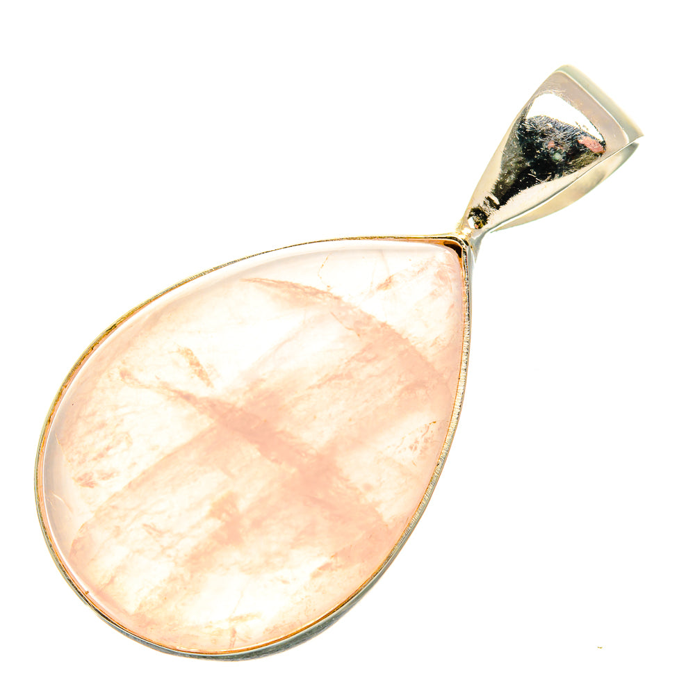 Rose Quartz Pendants handcrafted by Ana Silver Co - PD34189 - Photo 2