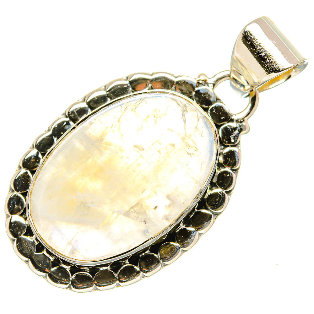 Rainbow Moonstone Pendants handcrafted by Ana Silver Co - PD34191 - Photo 2