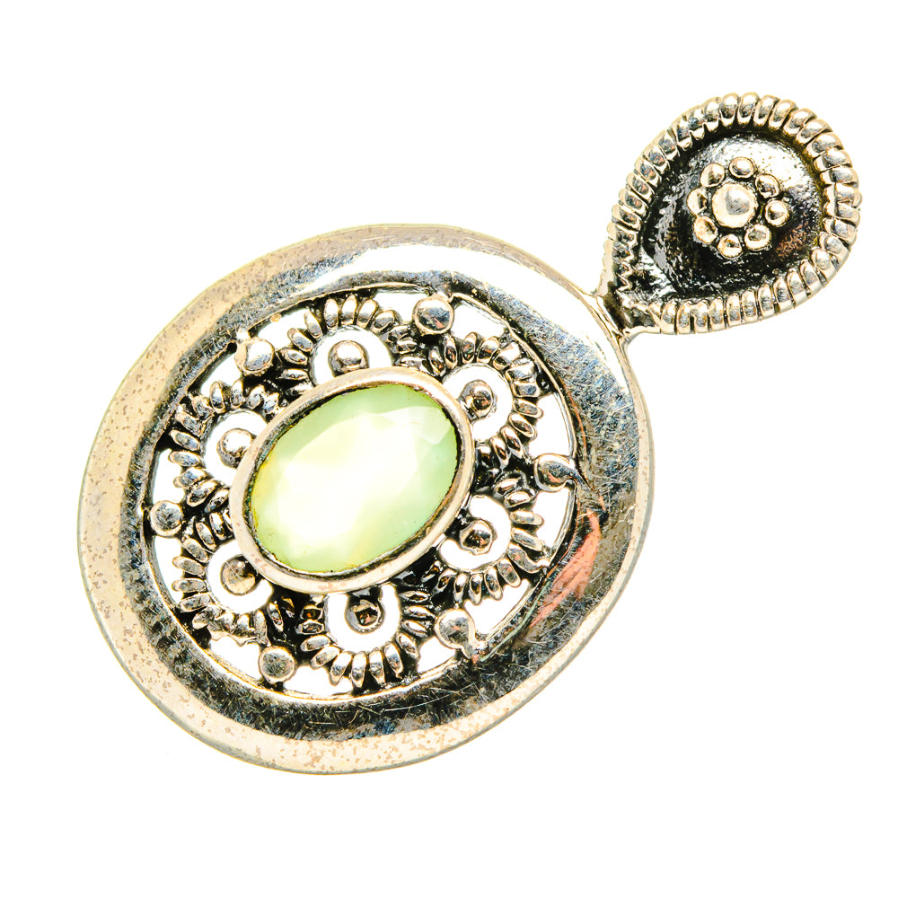 Prehnite Pendants handcrafted by Ana Silver Co - PD34199 - Photo 2