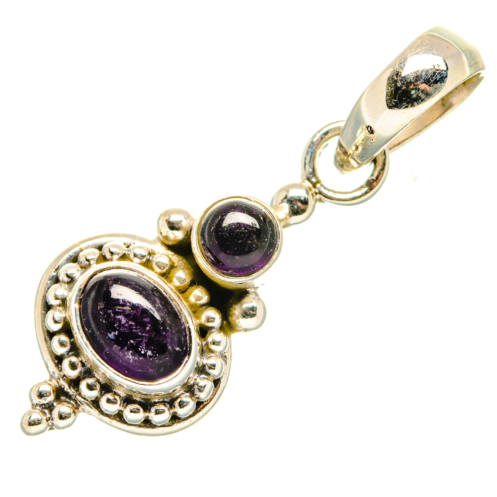 Amethyst Pendants handcrafted by Ana Silver Co - PD34205 - Photo 2