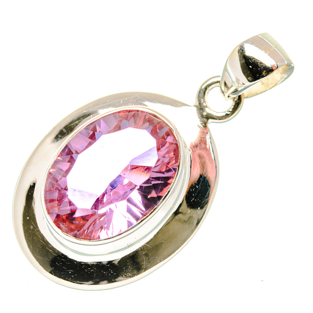 Color Change Alexandrite (Lab.) Pendants handcrafted by Ana Silver Co - PD34221 - Photo 2