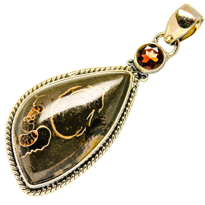 Turritella Agate Pendants handcrafted by Ana Silver Co - PD34226 - Photo 2