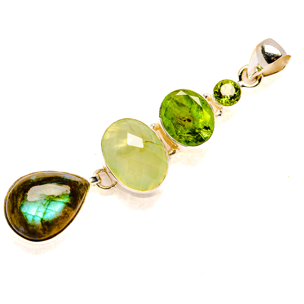 Labradorite Pendants handcrafted by Ana Silver Co - PD34247 - Photo 2