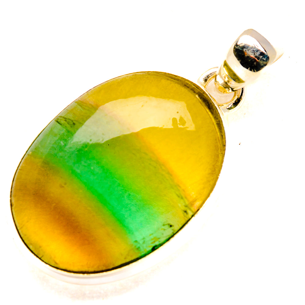 Green Fluorite Pendants handcrafted by Ana Silver Co - PD34254 - Photo 2