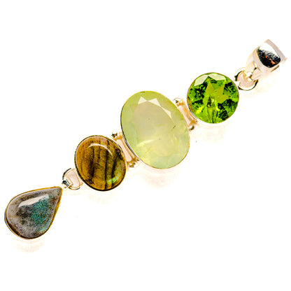 Prehnite Pendants handcrafted by Ana Silver Co - PD34257 - Photo 2