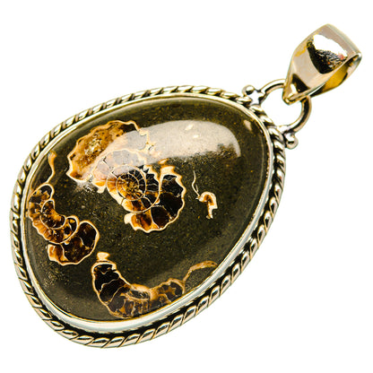 Turritella Agate Pendants handcrafted by Ana Silver Co - PD34275 - Photo 2
