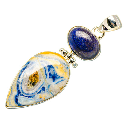 Blue Scheelite Pendants handcrafted by Ana Silver Co - PD34279 - Photo 2