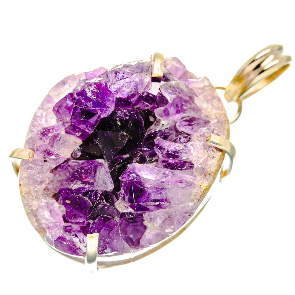 Amethyst Crystal Pendants handcrafted by Ana Silver Co - PD34285 - Photo 2