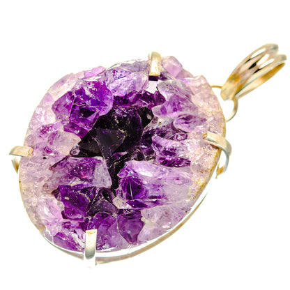 Amethyst Crystal Pendants handcrafted by Ana Silver Co - PD34285 - Photo 2
