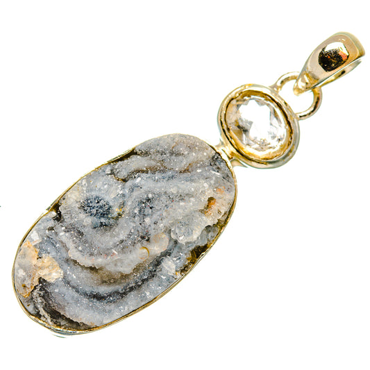 Desert Druzy Pendants handcrafted by Ana Silver Co - PD34292 - Photo 2