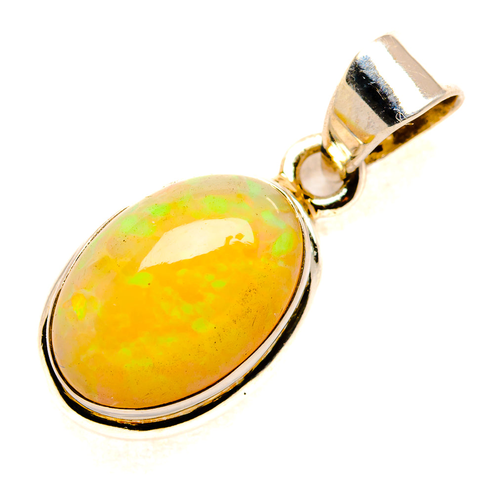 Ethiopian Opal Pendants handcrafted by Ana Silver Co - PD34324 - Photo 2