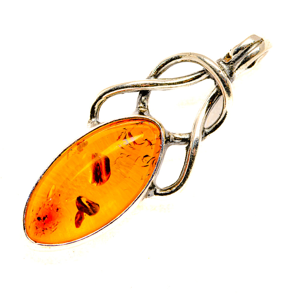 Baltic Amber Pendants handcrafted by Ana Silver Co - PD34326 - Photo 2
