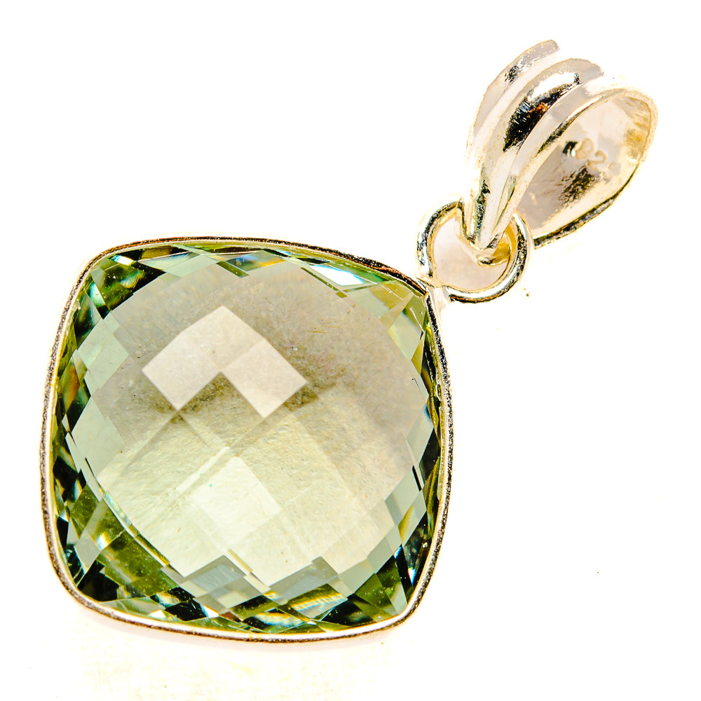 Green Amethyst Pendants handcrafted by Ana Silver Co - PD34332 - Photo 2