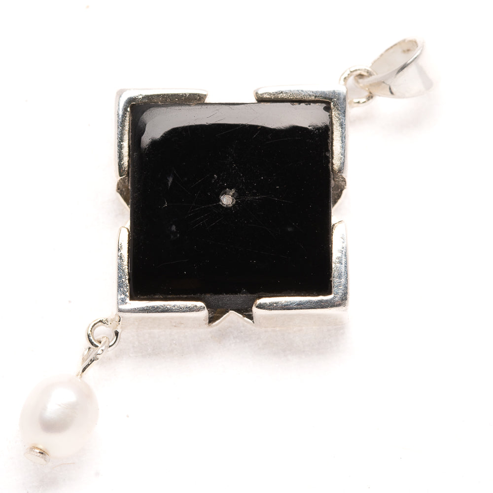 Black Onyx Pendants handcrafted by Ana Silver Co - PD34335 - Photo 2