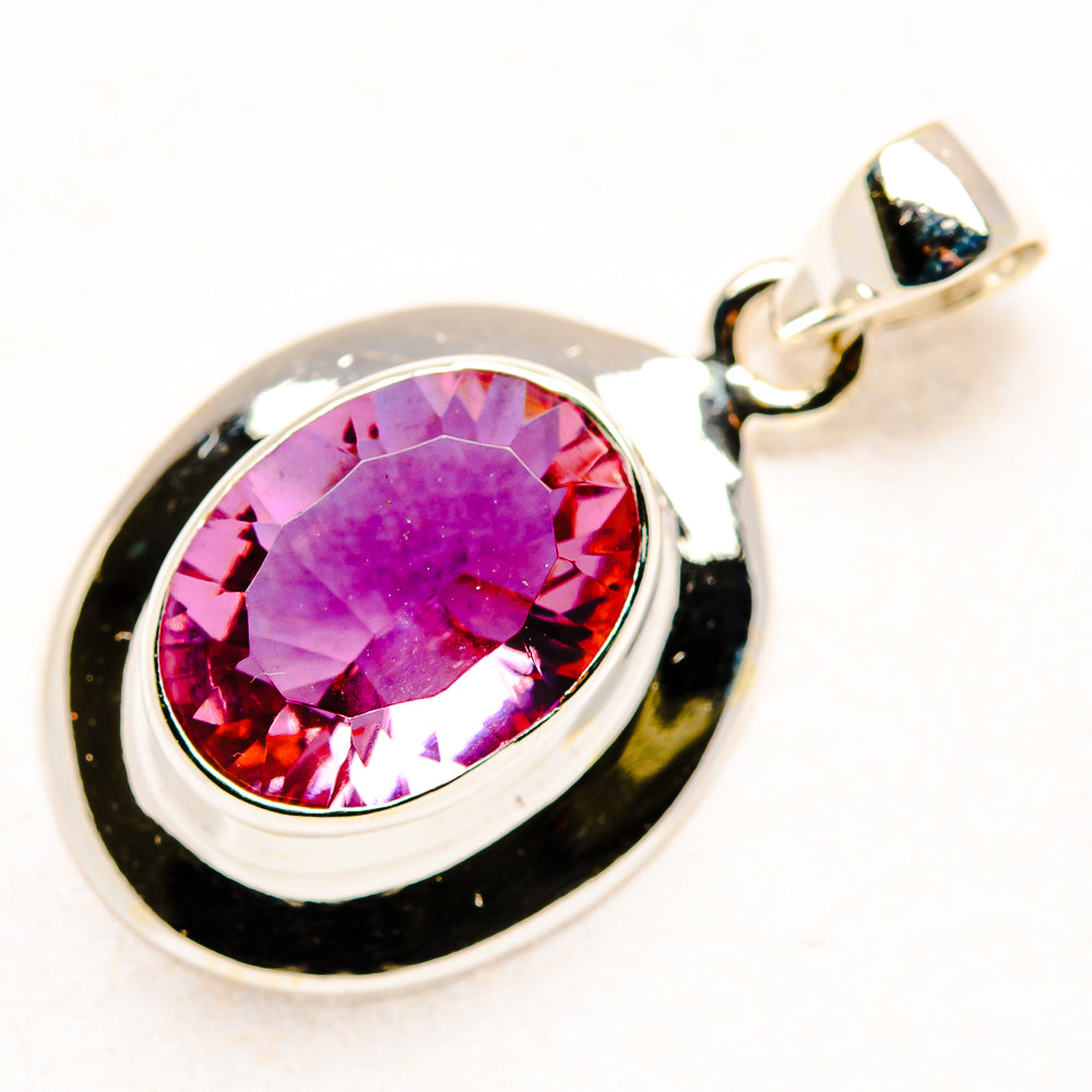 Color Change Alexandrite (Lab.) Pendants handcrafted by Ana Silver Co - PD34352 - Photo 2