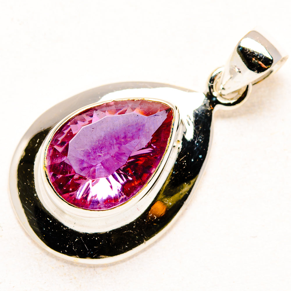 Color Change Alexandrite (Lab.) Pendants handcrafted by Ana Silver Co - PD34355 - Photo 2