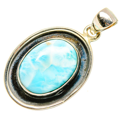 Larimar Pendants handcrafted by Ana Silver Co - PD34361 - Photo 2